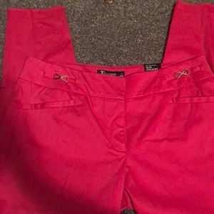 Hot pink dress pants